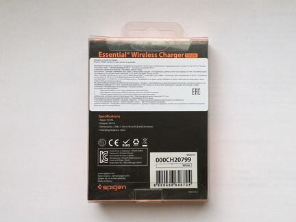 Беспроводная зарядка Spigen F302W новая
