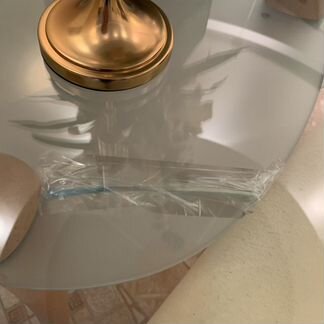 Стеклянный обеденный стол и 5 стульев (cattelan it