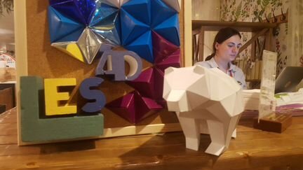 Полигональные фигуры из бумаги paper art