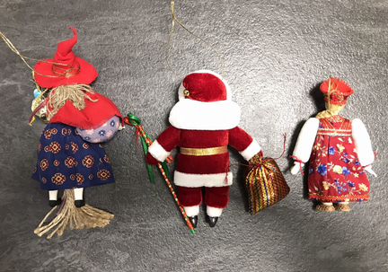 Елочные игрушки ручной работы 