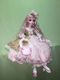 Кукла BJD 3D глаза 18 подвижных шарнира, 60 см